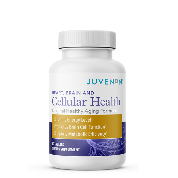 Container of Juvenon cellular health supplement 